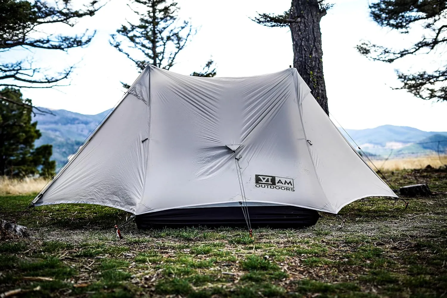 | Floorless Shelters with Stove Jack | Lightweight Ultralight Backpacking Hiking Camping Hunting Fishing Shelter | with Guy Lines & Stakes