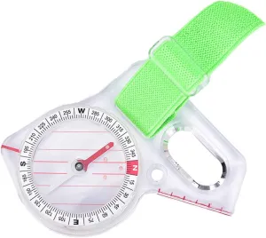 1 Pc Outdoor Professional Thumb Compass Elite Competition Orienteering Compass Portable Compass Map Scale Compass