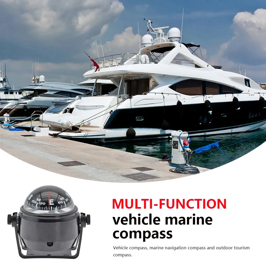 1 Set Boat Compass Direction Display Equipment Practical Simple Navigation Tools Sailing Tool with Clear Displaying for Outdoor