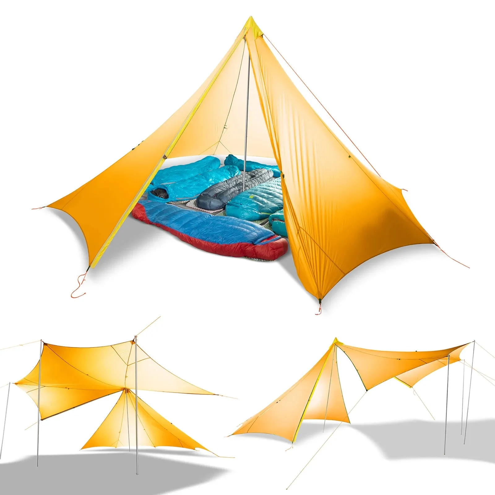 10 Person Ultralight 4 Season Pyramid Camping Tent
