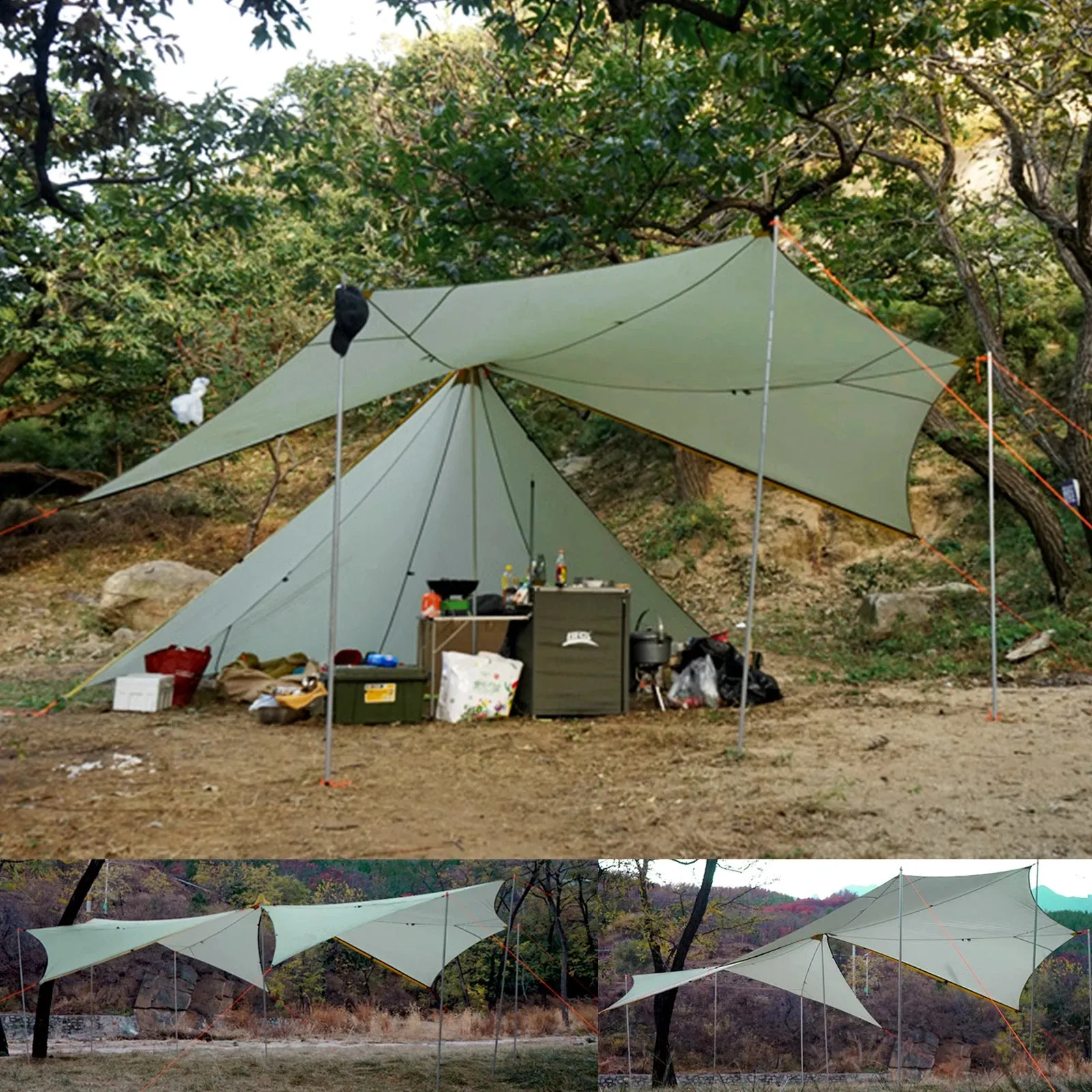 10 Person Ultralight 4 Season Pyramid Camping Tent