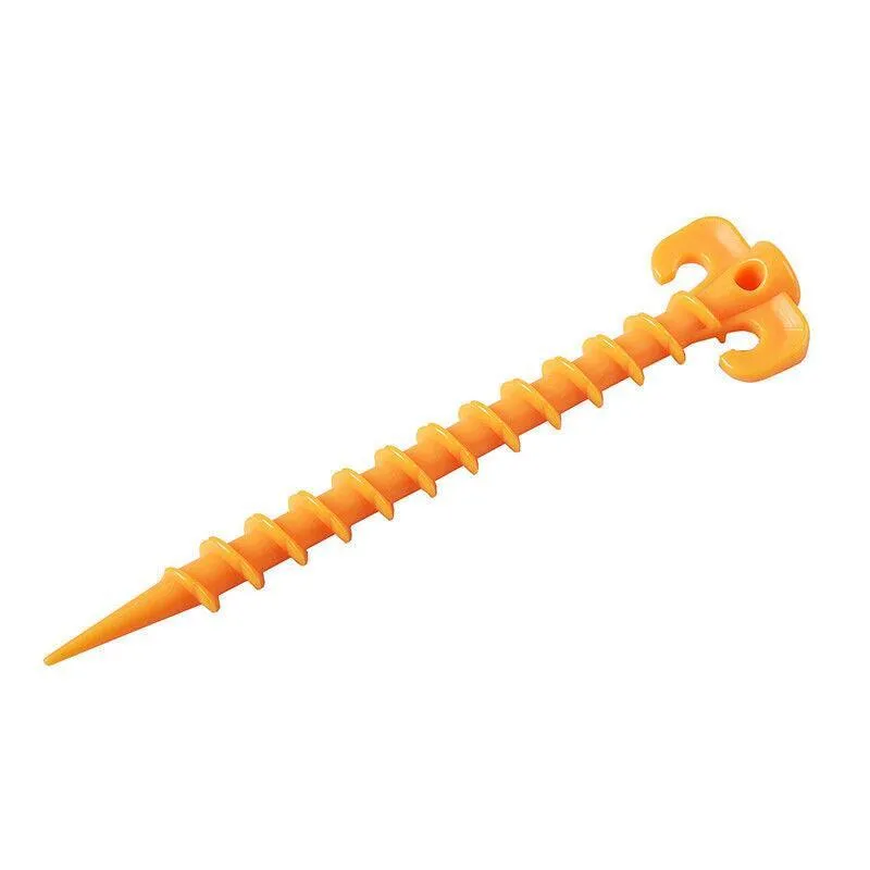 10X Spiral Screw Tent Pegs for Camping