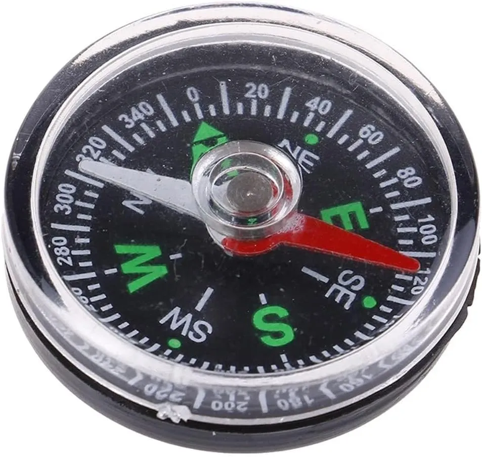 1pc Mini Compass for Camping, Hiking, Outdoor Travel, Navigation Tool for Survival, Rock Climbing, and Teaching Supplies