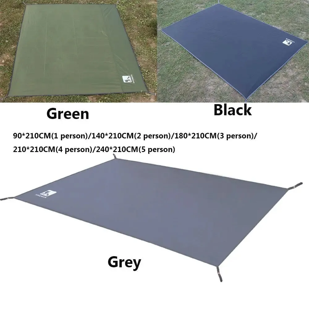 1Pc Ultralight Pocket Waterproof Tent Mat Footprints Beach Tarps Camping Hiking Sack Outdoor Picnic Oxford Cloth Mat Floor Tarp