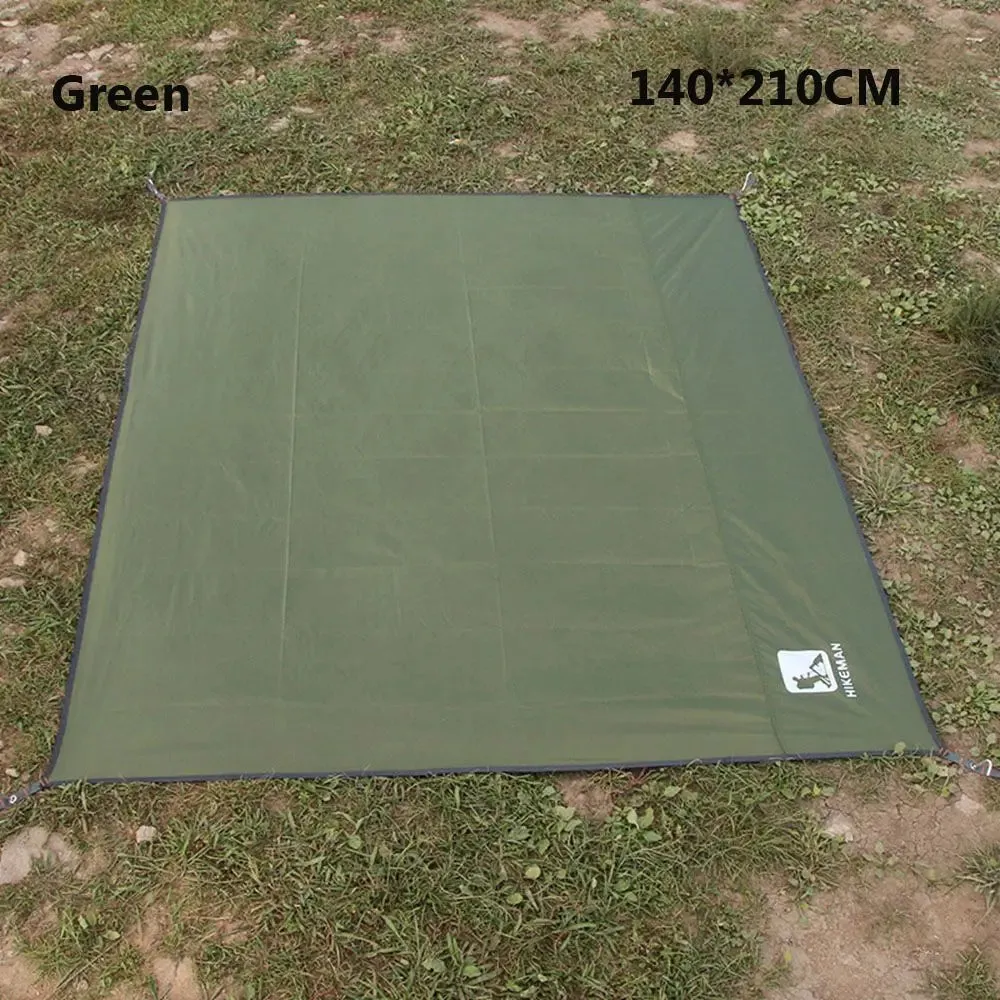 1Pc Ultralight Pocket Waterproof Tent Mat Footprints Beach Tarps Camping Hiking Sack Outdoor Picnic Oxford Cloth Mat Floor Tarp