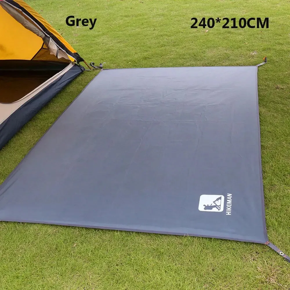 1Pc Ultralight Pocket Waterproof Tent Mat Footprints Beach Tarps Camping Hiking Sack Outdoor Picnic Oxford Cloth Mat Floor Tarp