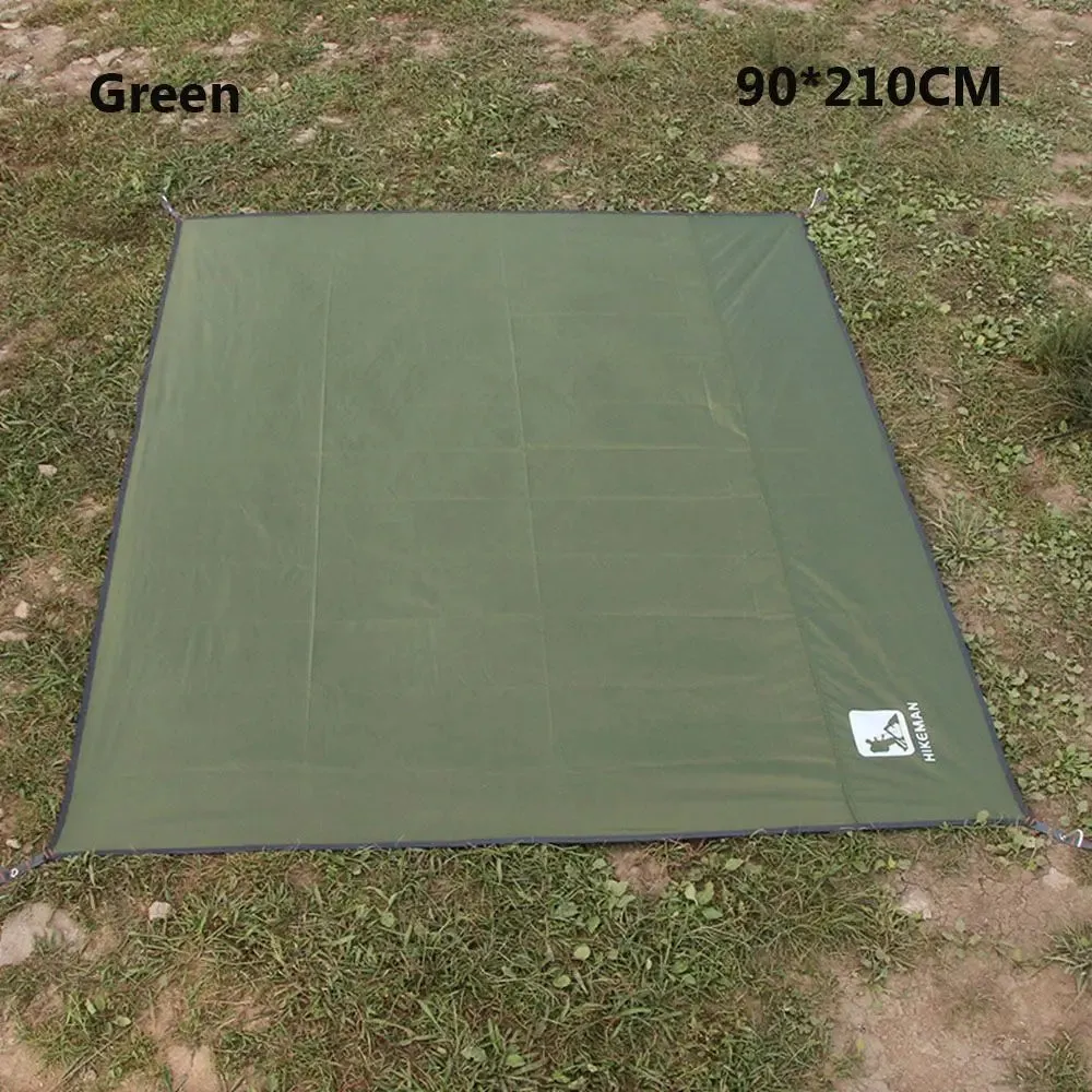 1Pc Ultralight Pocket Waterproof Tent Mat Footprints Beach Tarps Camping Hiking Sack Outdoor Picnic Oxford Cloth Mat Floor Tarp