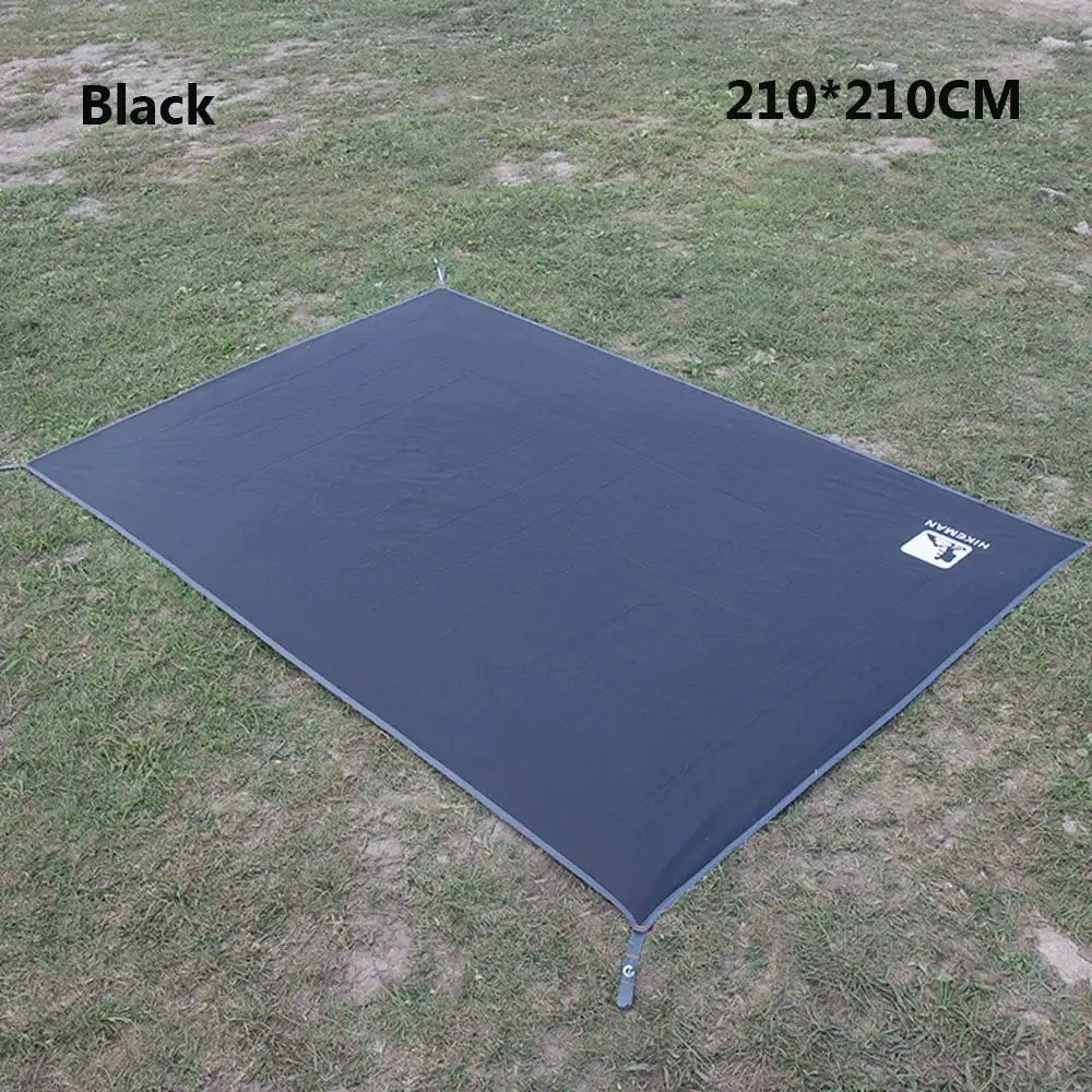1Pc Ultralight Pocket Waterproof Tent Mat Footprints Beach Tarps Camping Hiking Sack Outdoor Picnic Oxford Cloth Mat Floor Tarp