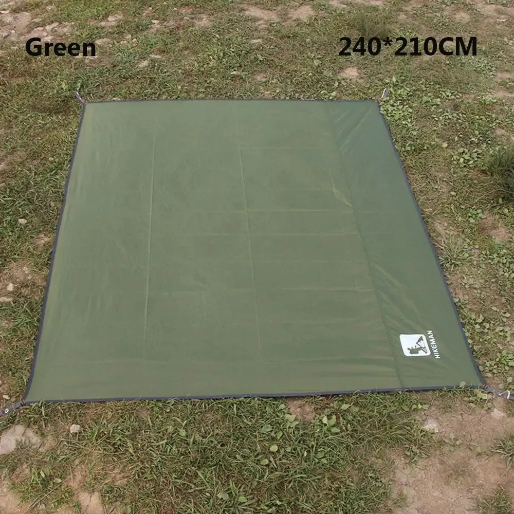 1Pc Ultralight Pocket Waterproof Tent Mat Footprints Beach Tarps Camping Hiking Sack Outdoor Picnic Oxford Cloth Mat Floor Tarp