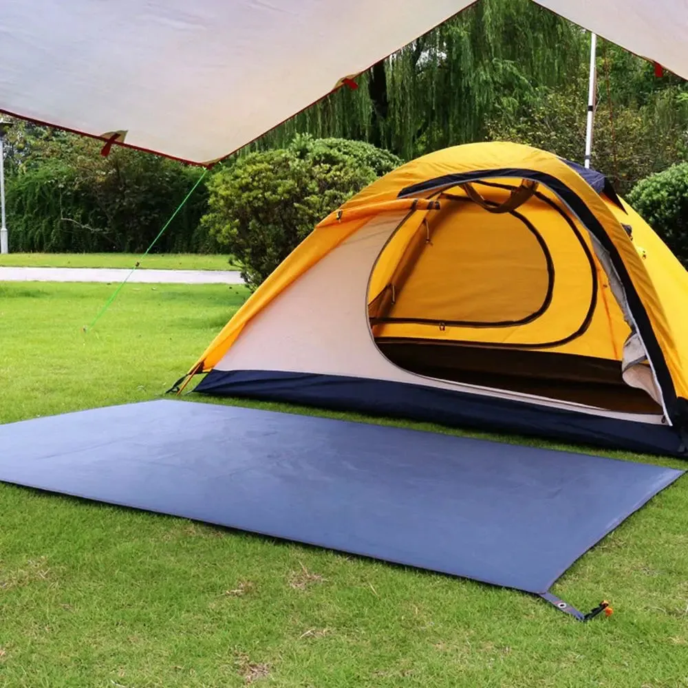 1Pc Ultralight Pocket Waterproof Tent Mat Footprints Beach Tarps Camping Hiking Sack Outdoor Picnic Oxford Cloth Mat Floor Tarp