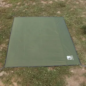 1Pc Ultralight Pocket Waterproof Tent Mat Footprints Beach Tarps Camping Hiking Sack Outdoor Picnic Oxford Cloth Mat Floor Tarp