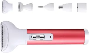 1Set Rechargeable Women Hair Trimmer Multi Function Razor for Eyebrows Body and Face Compact Portable Design Painless Shaving for Smooth Skin