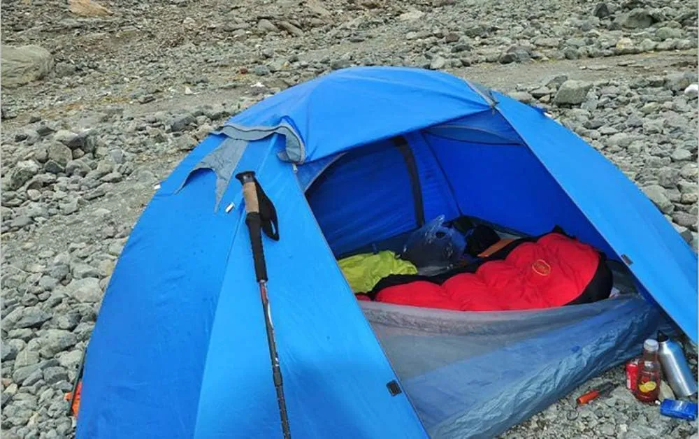 2 People Camping Dome Tent Outdoor Cabana Pop-Up Tarps for Hiking Travel Vacation