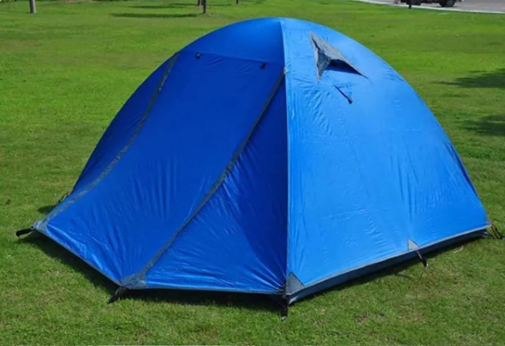 2 People Camping Dome Tent Outdoor Cabana Pop-Up Tarps for Hiking Travel Vacation