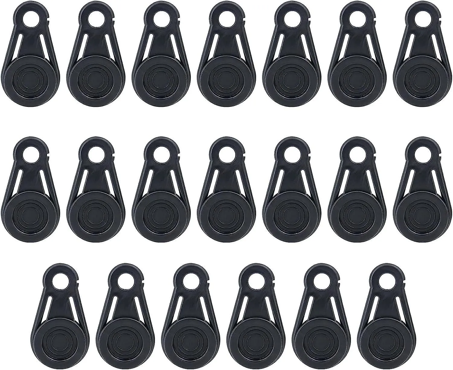 20 Pcs Tarp Grabbers Movable Tarp Snaps Clip For Outdoor Camping, Tent, Awning,