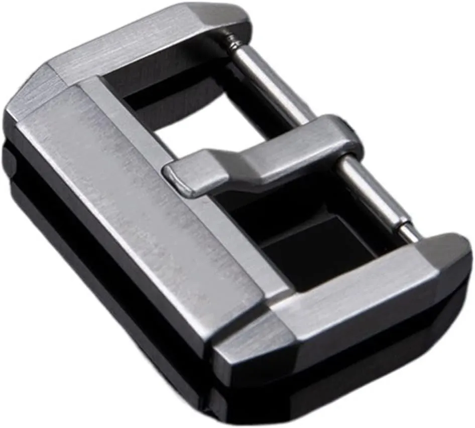 20mm Pin Brushed Buckle for Blancpain Clasp for Fifty Fathoms Watch Band Parts Leather Silicone Watchband Buckle