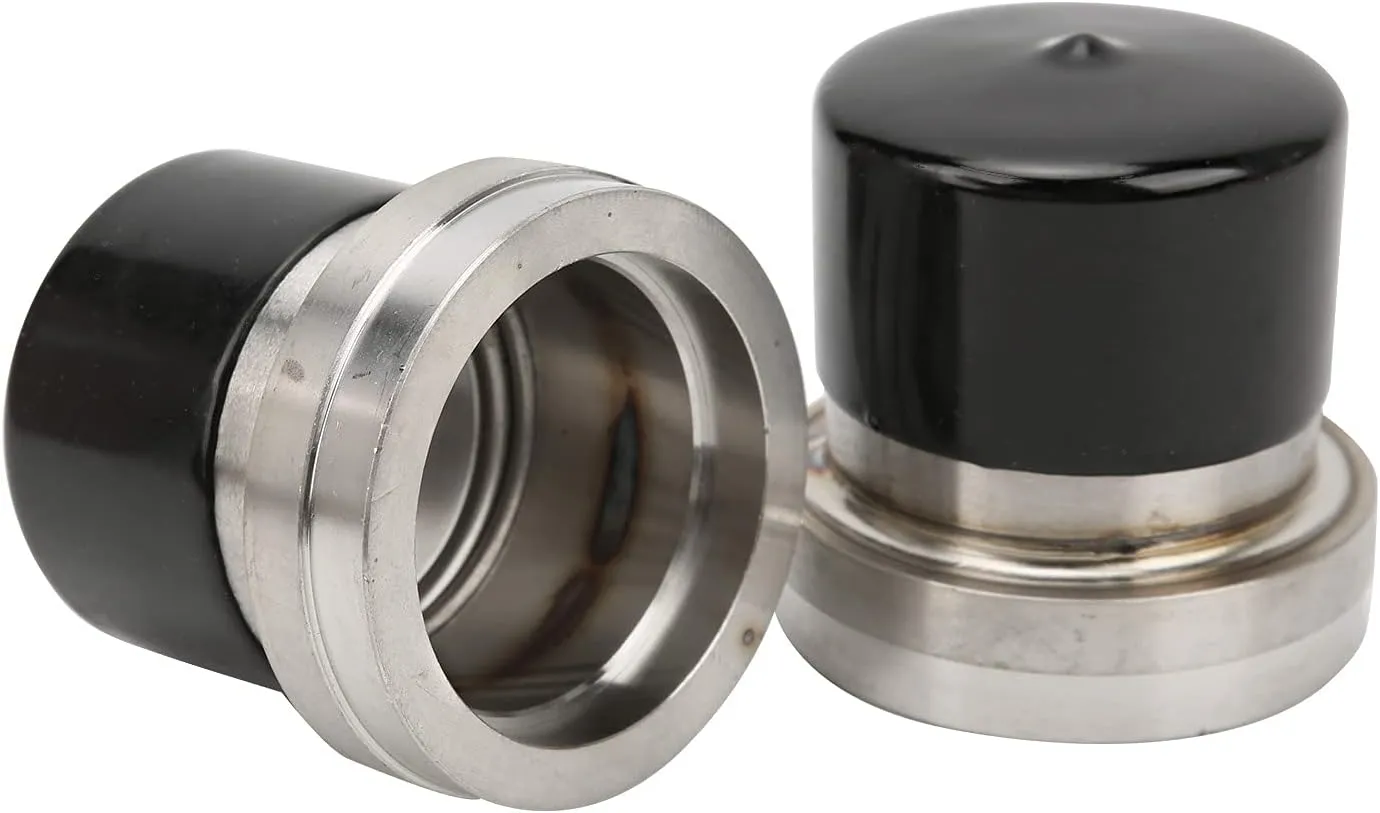 2PCS 2.441in Stainless Steel Lubricator Tool Kit for Most Boat Trailer Wheels with Automatic Pressure Relief Function to Overfilling and Pressurization