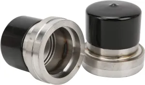2PCS 2.441in Stainless Steel Lubricator Tool Kit for Most Boat Trailer Wheels with Automatic Pressure Relief Function to Overfilling and Pressurization