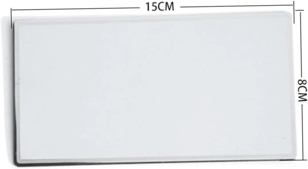 2pcs Sun Visor Vanity Mirror Thickened Stainless Steel Makeup Mirror for Cars Installation Design and Wear-resistant Car Accessory for Drivers and