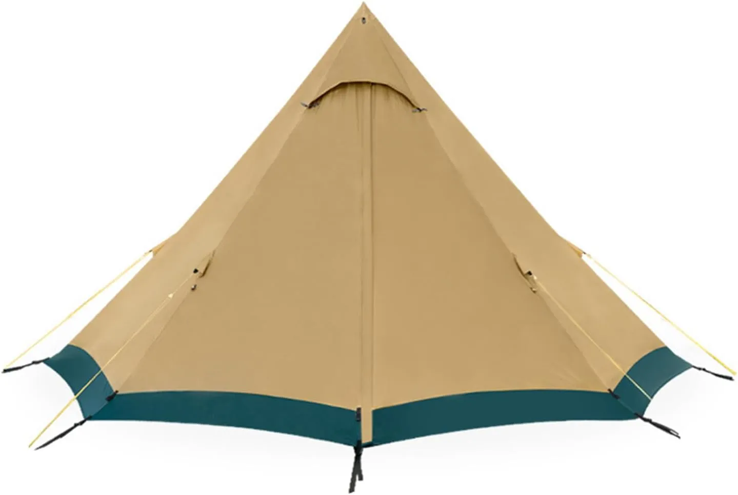 3-4 Person Camping Tent 4 Seasons Tipi Hot Tent Easy Up, Height 1.6-1.9m, Diameter 3.2m, for Wood Buring Stove Bushcraft Family Camping Hunting Fishing