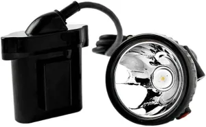 35W Rechargeable Waterproof Explosion Proof Coal Mine Headlight, Coal Mine Safety Helmet Light Suitable for Night Camping Hard Hat Outdoor Work Light (LED Miners Headlamp,Black)