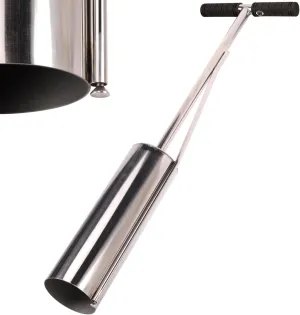 36" Stainless Steel Clam Gun - 5" Wide Professional Clam Digger with Side Air Vent - Rust-Proof Razor Clam Shovel for Beach Fishing, Shellfish Harvesting (Geoduck, Cockles, Clams)