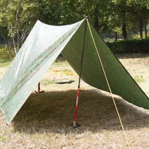3m*3m Beach Ultralight Mat Beach Tent Pergola Awning Canopy Tarp Camping Barbecue and Picnic Ground Fabric Sun Shelter Camping