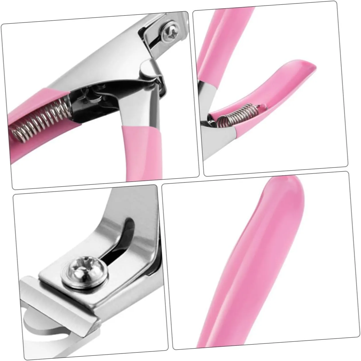 3pcs U Shaped Nail Clipper Durable Stainless Steel Nail Trimming Tool for Family Elderly Women