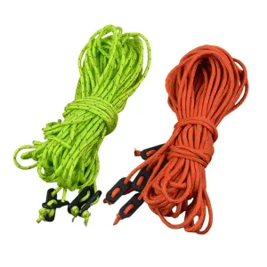 4 Pcs/pack Reflective Tent Ropes - High Strength - 2m Length - Windproof Camping Accessories