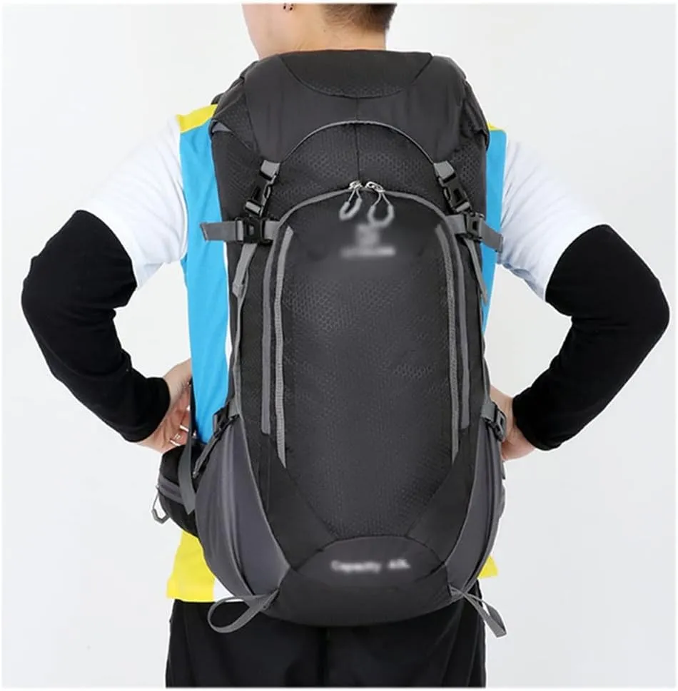 40L Mountaineering Backpack Outdoor Multi Pocket Bag Travel Camping Mountaineering Bag(C)