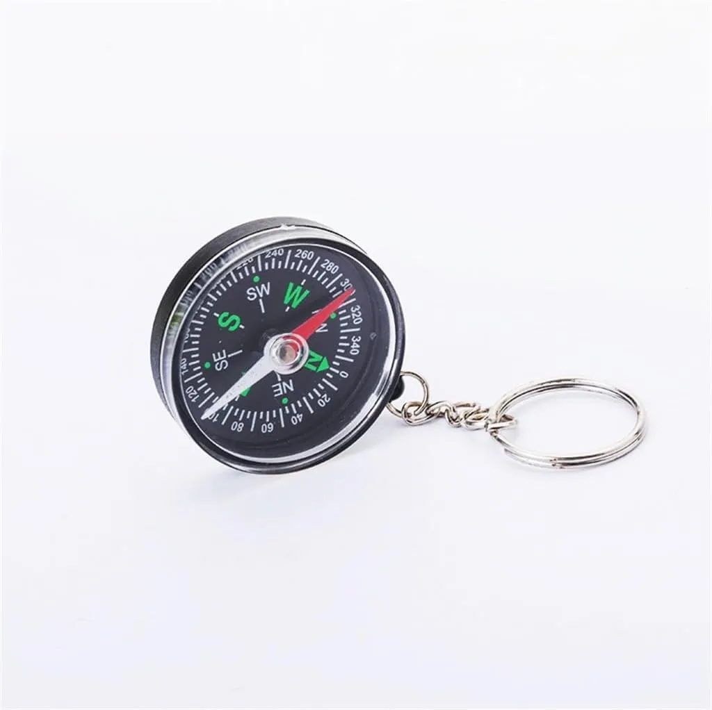 40mm Outer Diameter Compass Key Chain North Needle Portable Directional Compass
