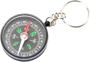 40mm Outer Diameter Compass Key Chain North Needle Portable Directional Compass