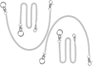 4pcs Metal Waist Chain Pocket Chain Pocket Watch Chain Trouser Chain Pocket Watch Metal Chain Pant Accessories Clothing Chain Decor Wallet Chain Chains for Pants Purse Chains