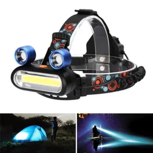 5000Lumens T6 LED Headlamp Bicycle Head Light 3 Modes Bike Headlight Torch Flashlight Use 2X 18650 Battery 50ST13