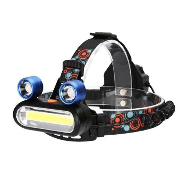 5000Lumens T6 LED Headlamp Bicycle Head Light 3 Modes Bike Headlight Torch Flashlight Use 2X 18650 Battery 50ST13
