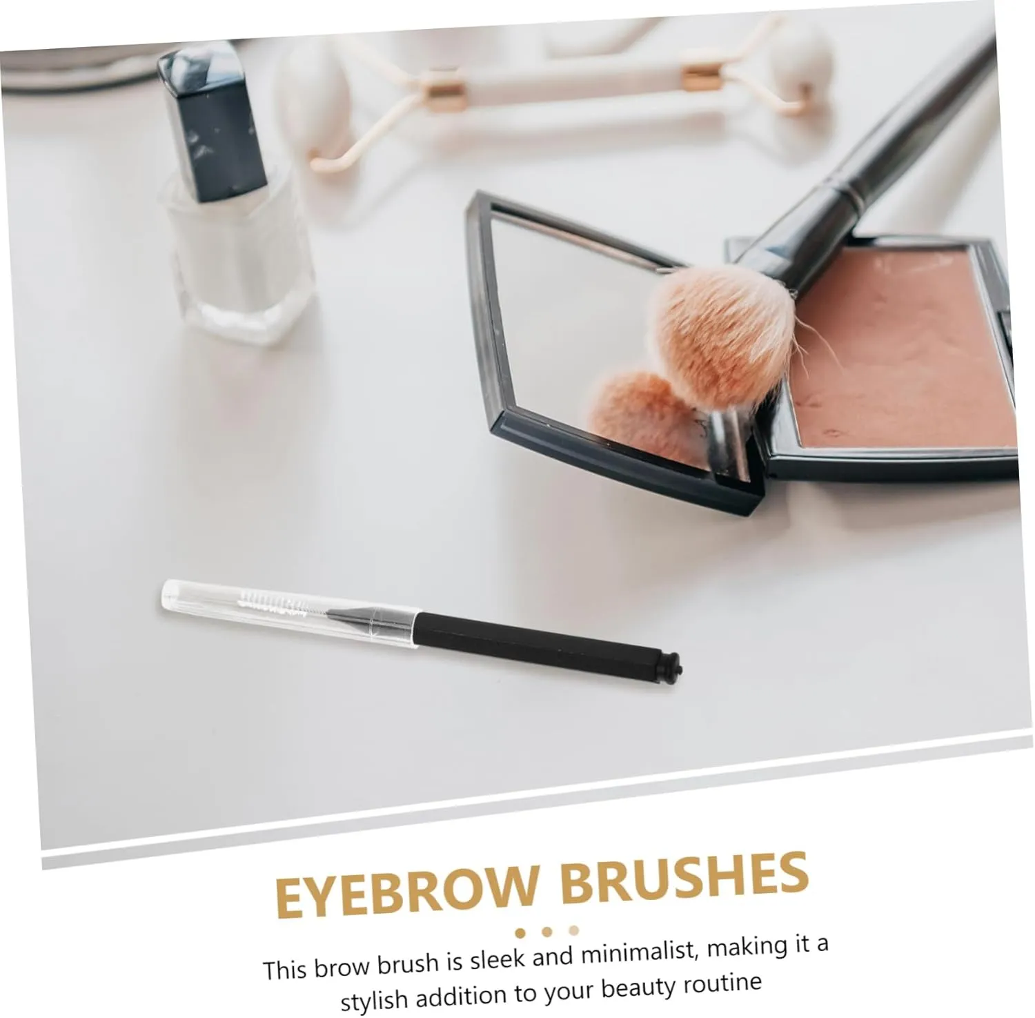 500pcs Eyebrow Brush Portable Brow Brushes for Eyelash Eyebrow Makeup Sleek Design Versatile Tool for Applications for Travel