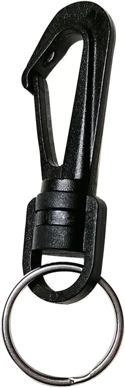 5/10pcs Scuba Diving Swivel Snap Hook Clip with Keyring Camping Backpack Dive Light Compass Whistle Diving Stick Pointer (Color : 10 Piece, Size : 1)