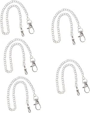 5pcs Decorative Wallet Chain Metal Jeans Chain Accessory for Pocket Watch for Men and Women for Casual and Formal Wear