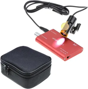 5W LED Portable Head Lamp Headlight,Headlamp with Insert Clip Filter for Binocular Loupes (Red), RA-007KSJZ