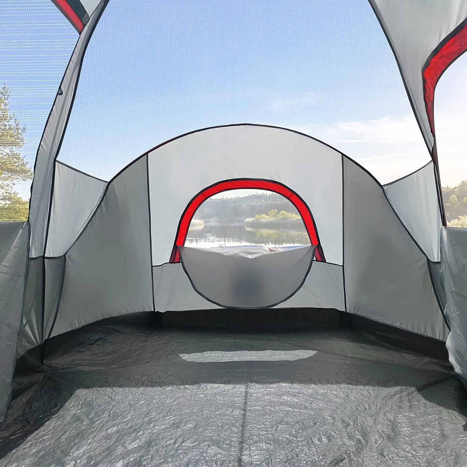 6 Person Easy Set Up Family Camping Tents with Carry Bag