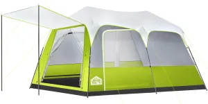 8/10 Person Camping Tent, Pop-Up Family Tent for Instant Easy Setup, Spacious interior Room, Carry Bag, Backpacking Tents for Camping Hiking Sleepovers