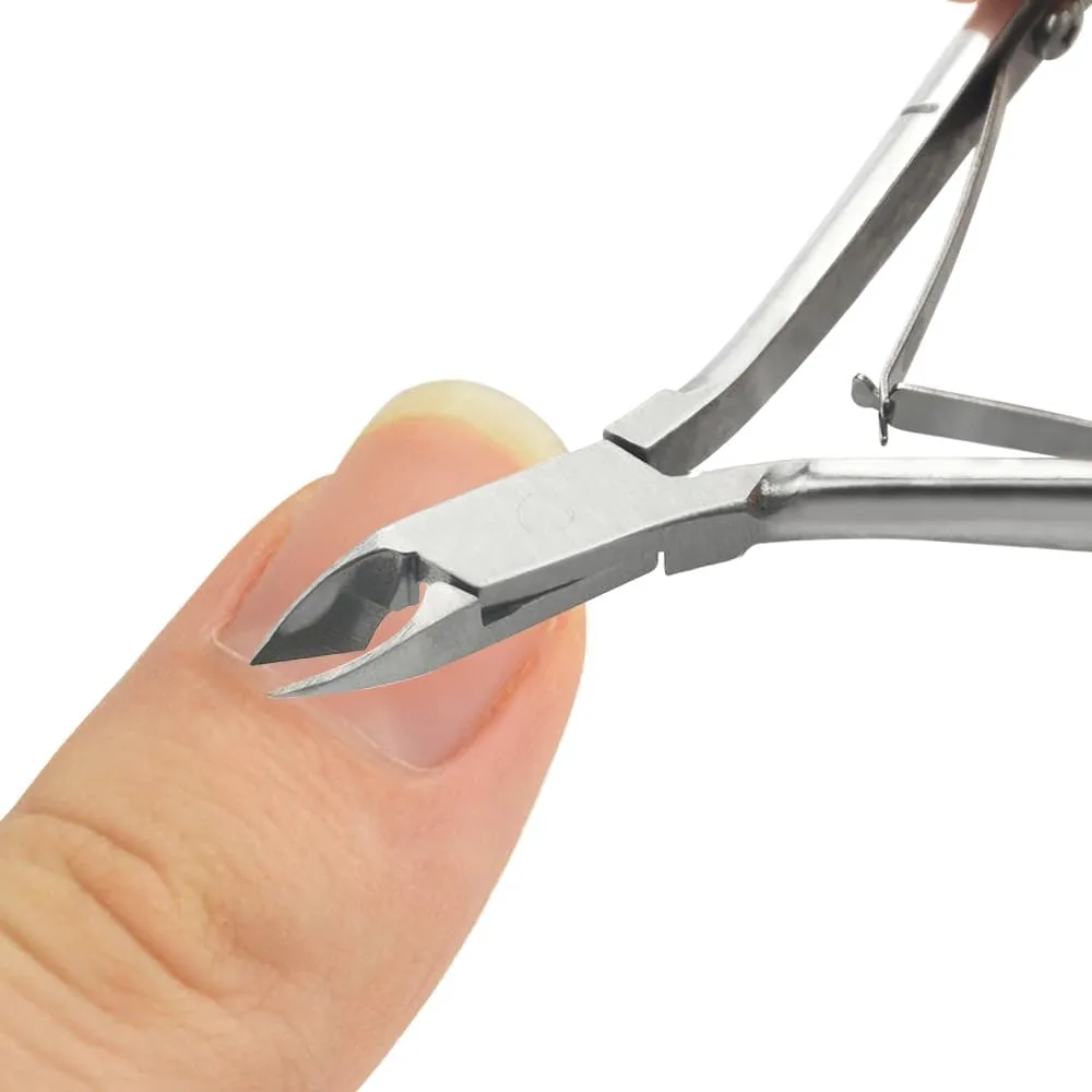 8Pieces Cuticle Trimmer Cuticle Nipper Cuticle Remover Cuticle Cutter Stainless Steel Cuticle Cutter Clipper Nail Tools for Fingernails and Toenails (Silver)