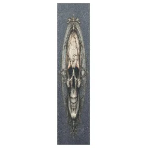Abstract Art Compass Skull Skateboard Grip Tape Sheets Creative Longboard Waterproof Griptapes for Youth Boys Girls Kids Men No Bubble Free Easy to Apply(1Pcs)