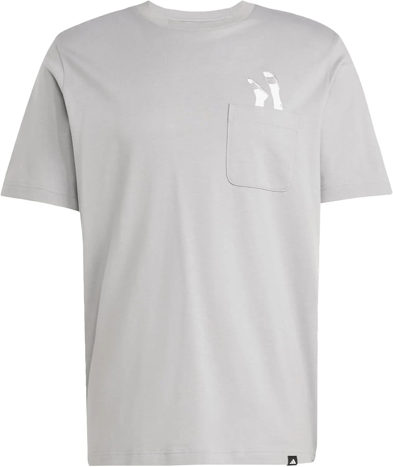 adidas Lounge Slides Graphic Pocket T-Shirt Men's T-Shirt