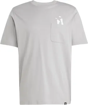 adidas Lounge Slides Graphic Pocket T-Shirt Men's T-Shirt