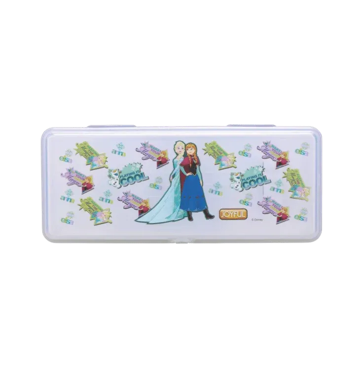 AM3271 Artist Big Zipper Campass Box Color Availablity As Per Stock Transparent Printed Plastic Campass Box 1 Piece
