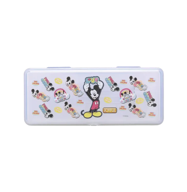 AM3271 Artist Big Zipper Campass Box Color Availablity As Per Stock Transparent Printed Plastic Campass Box 1 Piece