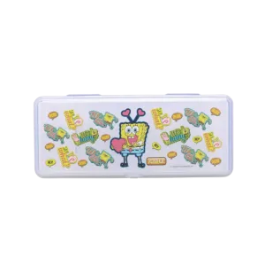 AM3271 Artist Big Zipper Campass Box Color Availablity As Per Stock Transparent Printed Plastic Campass Box 1 Piece