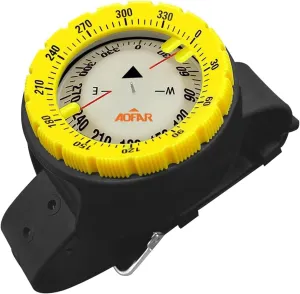 AOFAR Dive Compass AF-Q60A Waterproof, Durable, Compact. Wrist Strap Type Compass for Sailing, Diving, Wrist Strap Type