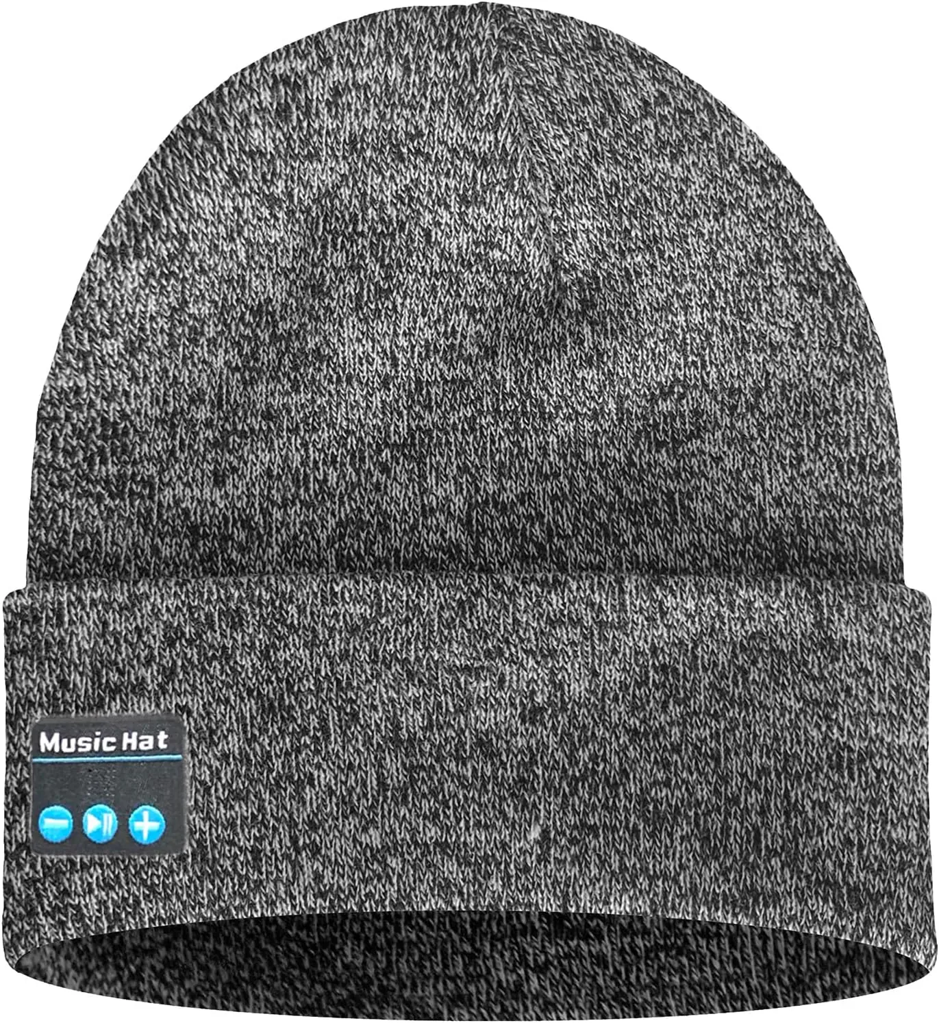 ATNKE LED Lighted Bluetooth Beanie Hat,USB Rechargeable 4 LED Wireless Music Running Headlamp Cap Gift for Men and Women